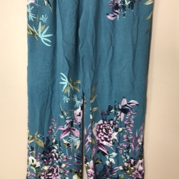 Gypsies and moon dust floral lightweight elastic waist lounge pants size large - Picture 3 of 11